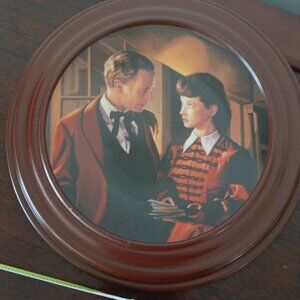 Gone with the Wind collector plate "Scarlett Gets Down to Business"